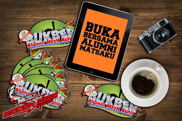Desain Stiker  Bukber Alumni Matsaku firedpen