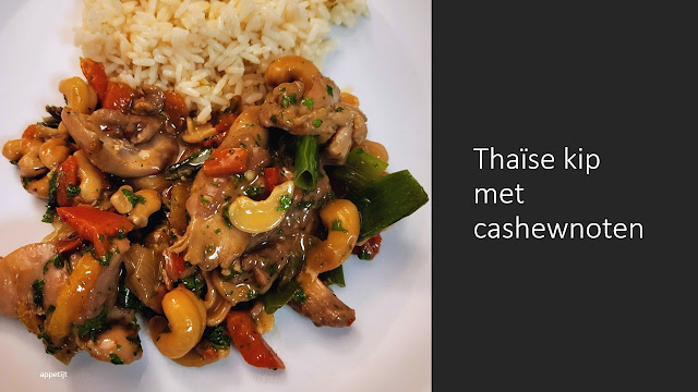Thaïse kip met cashewnoten