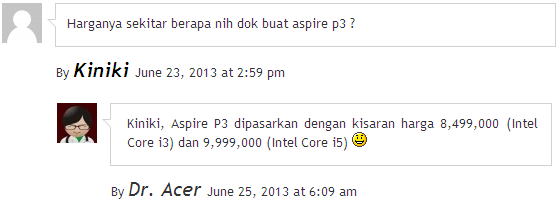 Percakapan Dr.Acer