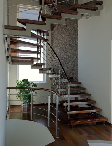 info rumah dan interior design tangga minimalis modern
