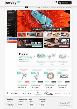 free download jewerly opencart template