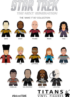 Star Trek: The Next Generation Titans “Make It So” Mini Figure Blind Box Series by Titan Merchandise & Matt Jones