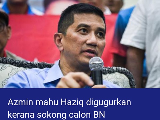 Azmin Ali Pula Naik Hantu Desak Haziq Aziz Dibuang Keahlian PKR