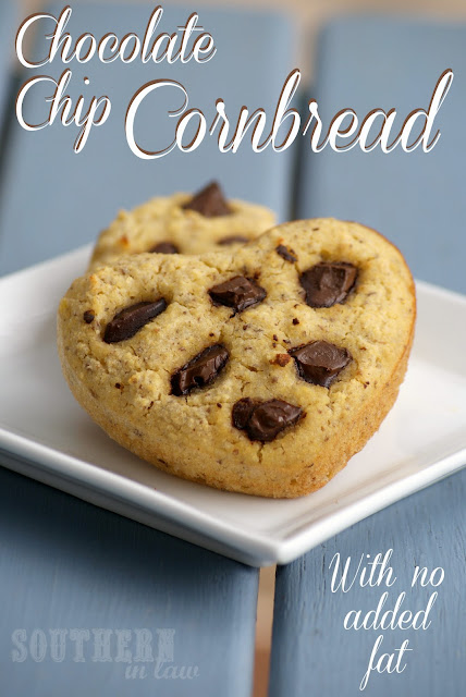 Chocolate Chip Cornbread Muffins Recipe - Gluten Free, Low Fat, Healthy