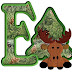 Moose With Letter E Monogram, Applique 2 Sizes, Machine Embroidery
Design