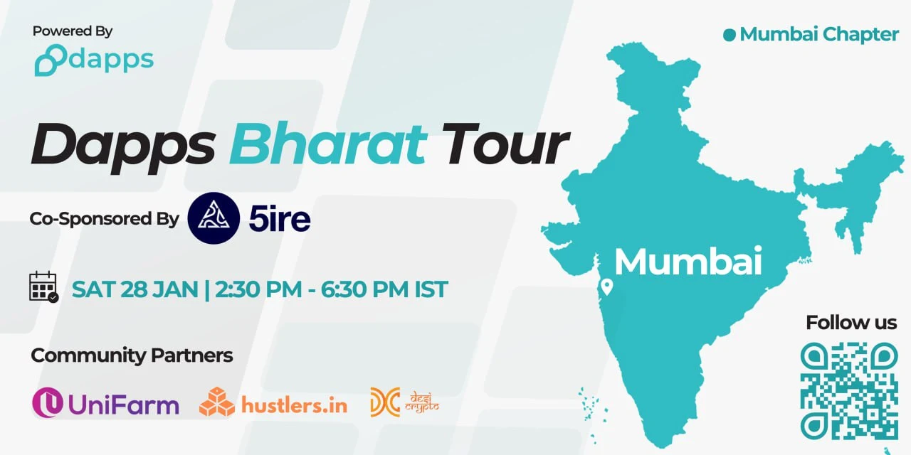 India's 1st Web3 App Store, Kicks Off Dapps Bharat Tour With Mumbai