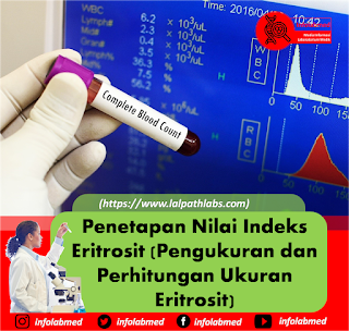 Penetapan Nilai Indeks Eritrosit (Pengukuran dan Perhitungan Ukuran Eritrosit)