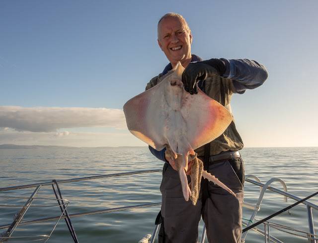 Photo of Phil with his thornback ray