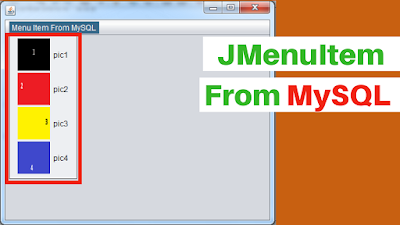 create jmenuitem from mysql in java