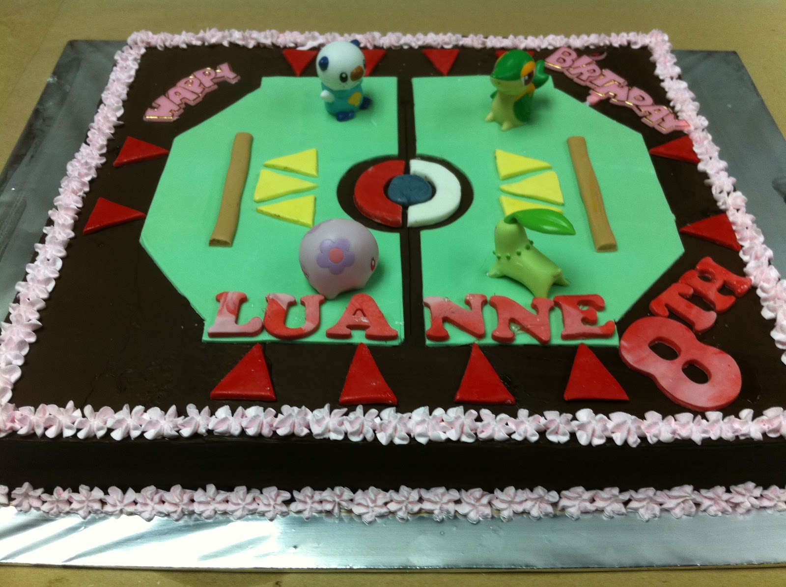 heart wedding cake toppers Luanne's Pokemon Birthday Cake