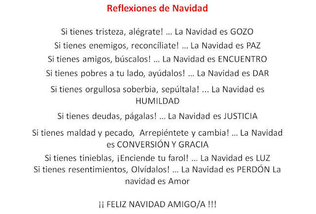 Frases de reflexion para navidad