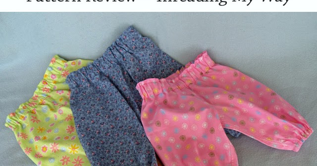 Threading My Way: Pattern Emporium's Baby and Toddler Harem Pants