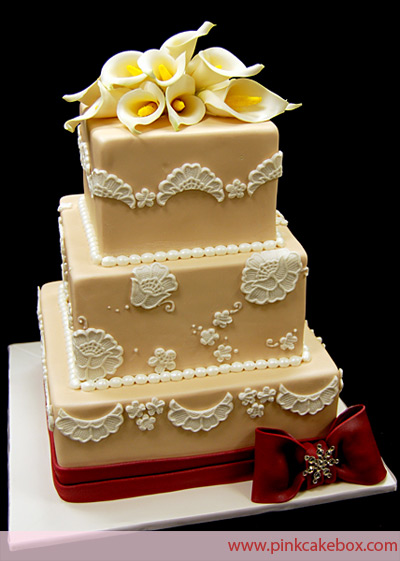 Site Blogspot  Wedding Cakesbudget on Beautiful Bridal  Gold Wedding Cakes