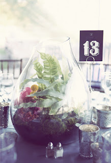 vintage non-floral wedding centerpieces