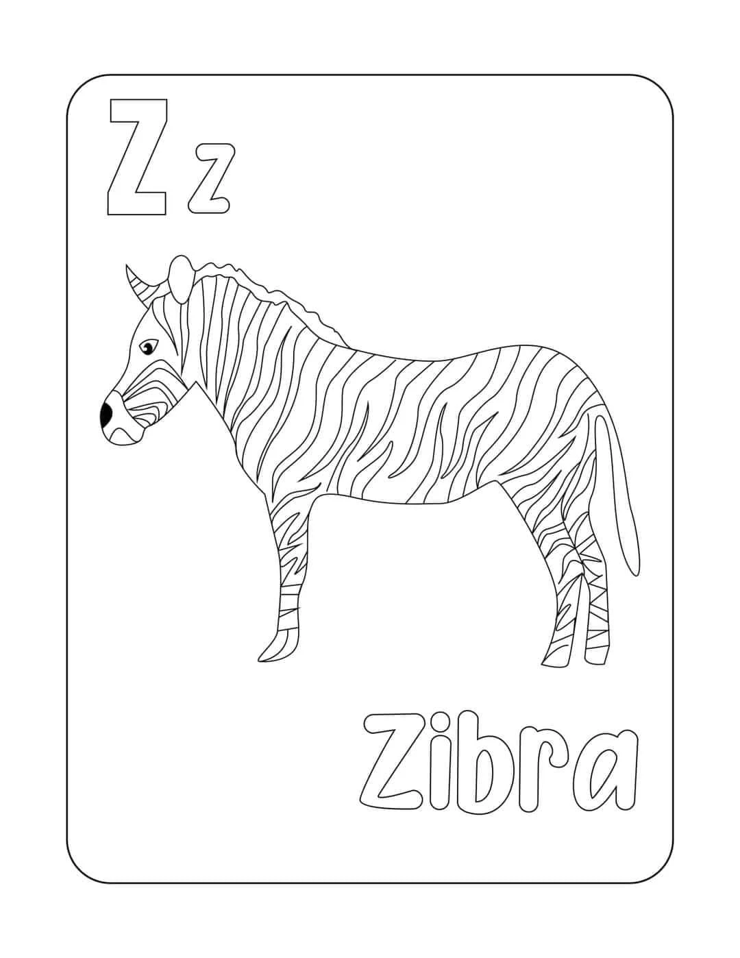 Tranh tô màu con (Zibra)