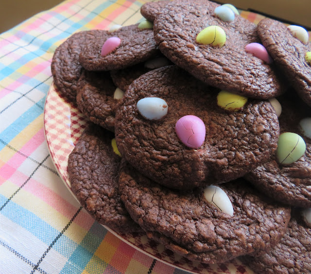 Easter Egg Brownie Cookies