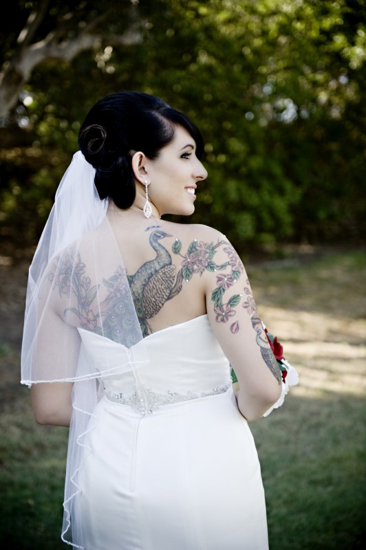Bejeweled tattoos from our wedding Our wedding was skull tattooed themed