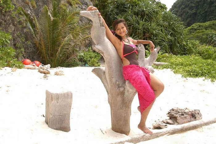 asian madalasa sharma beach bikini glamour  images