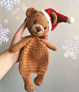 PATRON GRATIS OSO NAVIDAD AMIGURUMI 55477