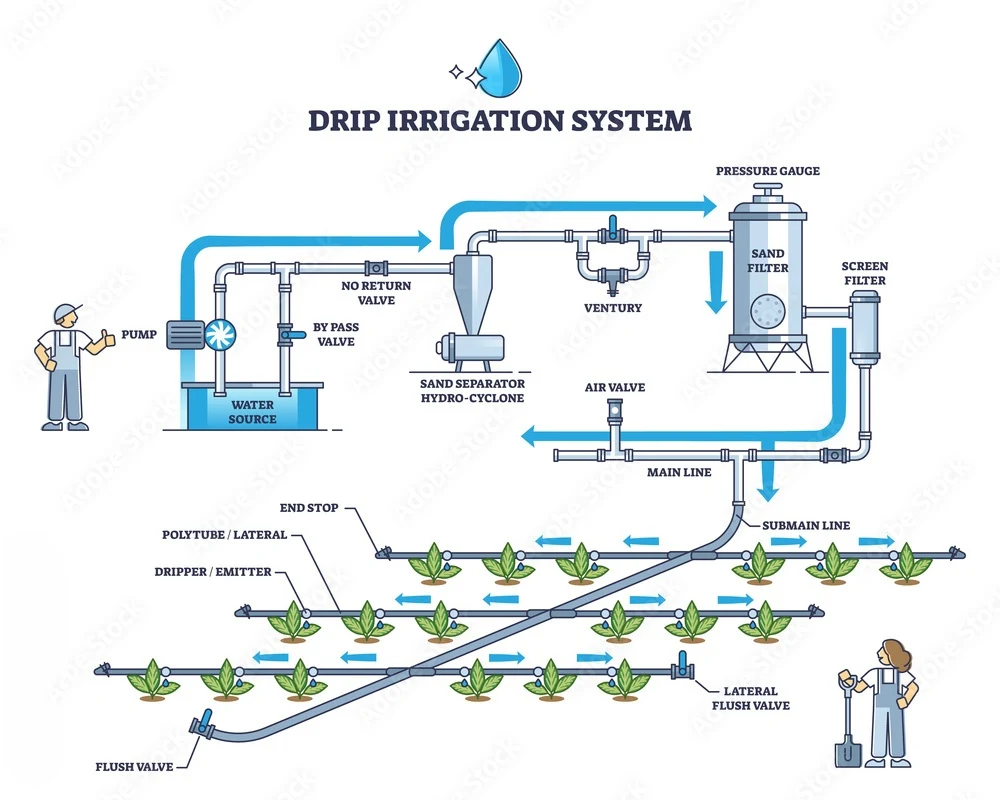 How to install a Drip Irrigation System in your Garden