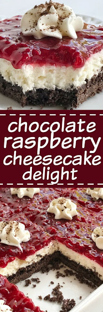 Chocolate Raspberry Cheesecake Delight
