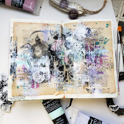 @nastyalena #mixedmedia #artjournal