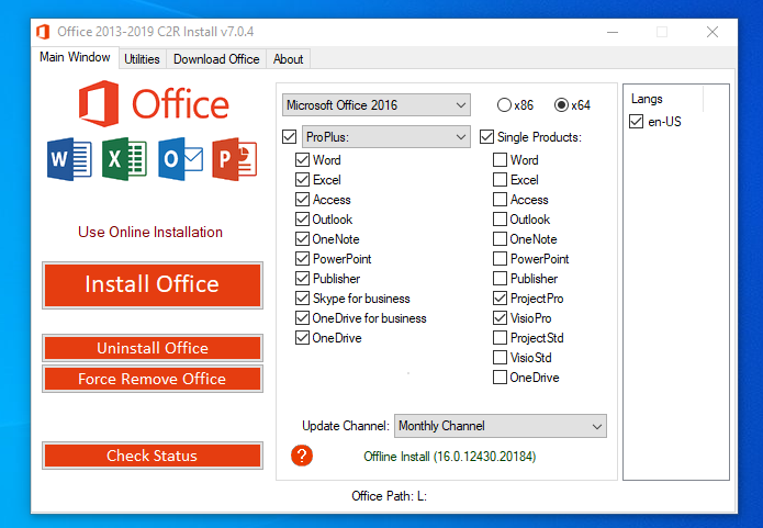 Cara Install Microsoft Office 2019 Gratis di Windows 10 - Berbagi Tutorial