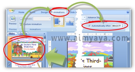 Sebuah slide presentasi sanggup kita tampilkan dalam selang waktu tertentu dan pribadi diga Cara Mengatur Waktu Pergantian Slide Otomatis di Powerpoint