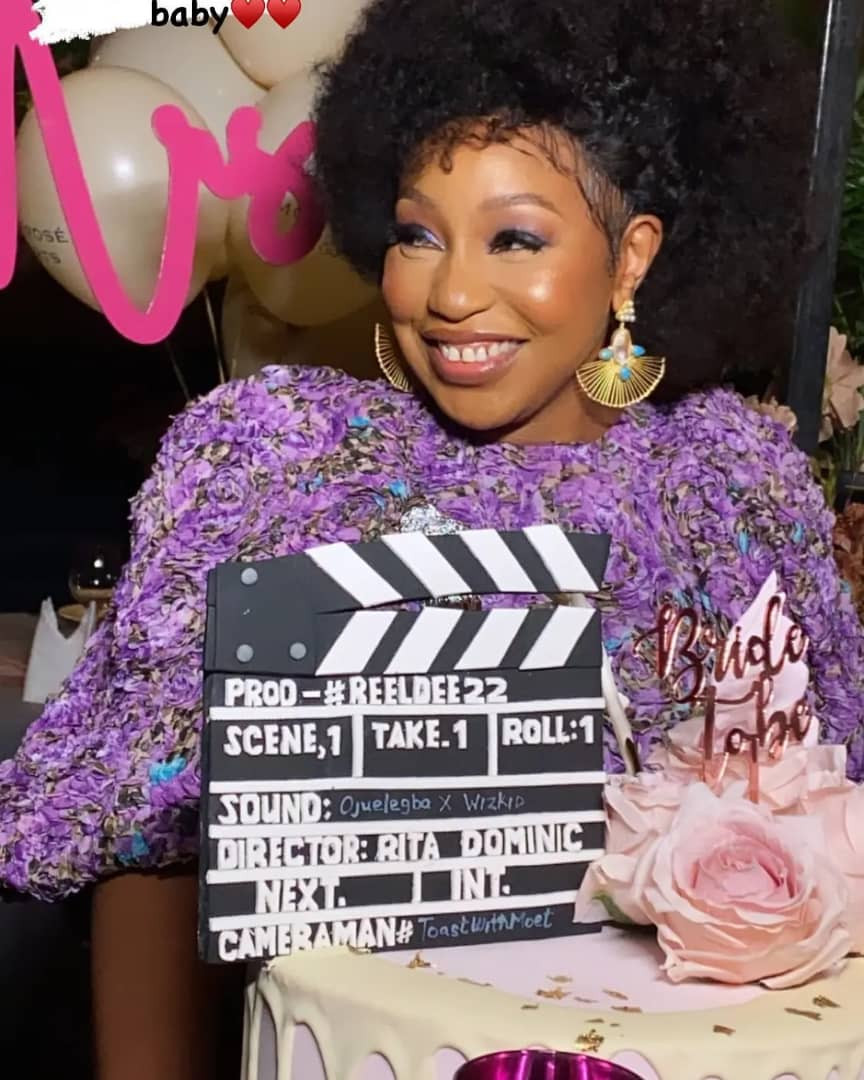 Photos and videos from actress Rita Dominic's bridal shower