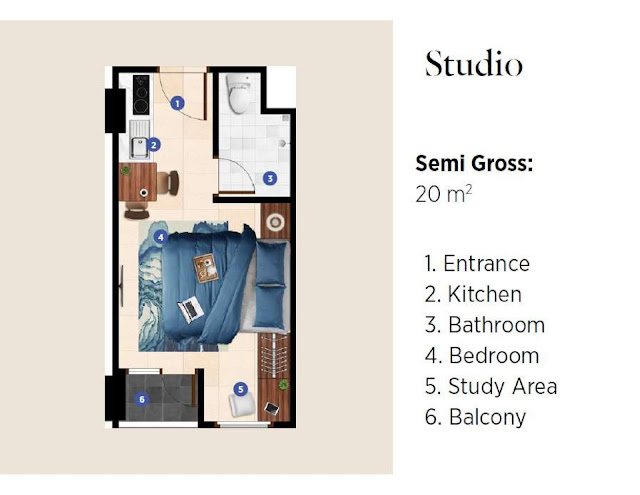 Serpong Garden Apartment Diamanta Type Studio