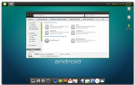 Android Skin Pack para Windows 7