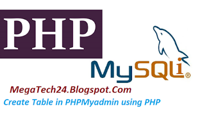 PHP MySQLi Table Creation