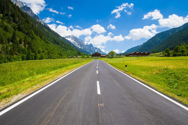 Strada verso il Lago di Anterselva