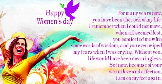 Women's day greetings with quotes image