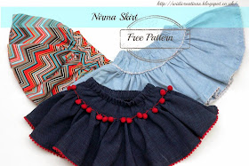 Free skirt pattern for girls