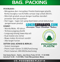 Info Loker Gresik di UD. Podomoro Plastik Oktober 2020