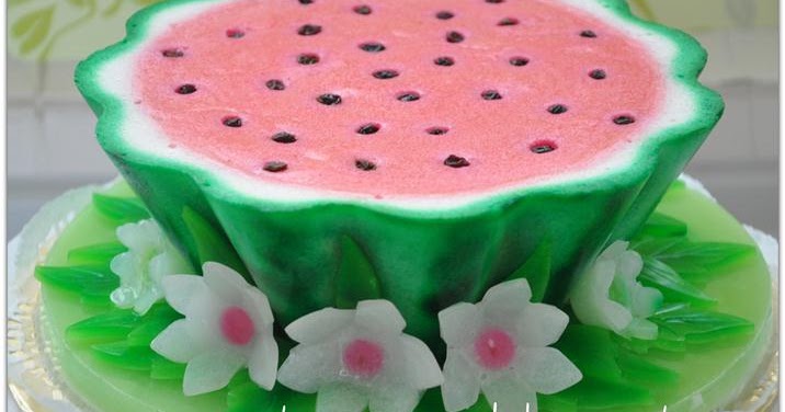 Agar-agar Hantaran - Puding Semangka / Puding Tembikai 