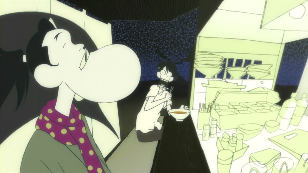 Akashi San And Me And Ozu Seichi Junrei Of The Tatami Galaxy Yojouhan Seichi Of Anime