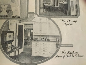 kitchen image shown in 1924 Sears catalog Sears Ashmore model in Cleveland Heights 3064 Corydon Rd James J Humpal testimonial