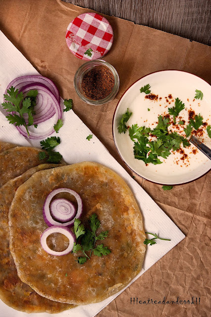 onion paratha recipe