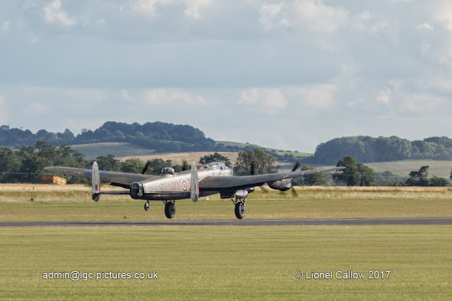 BBMF Lancaster take off test flight