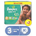 Pampers Baby Dry Diapers, Size 3, Value Promo Pack (x 2) (Total 80 Count)