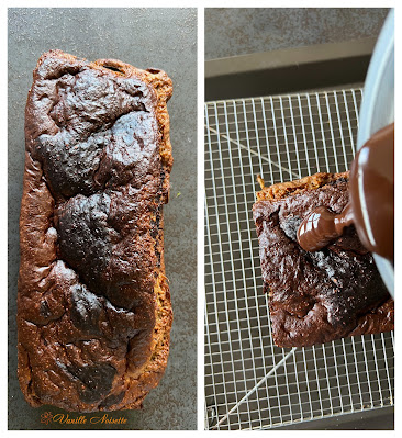 BANANA BREAD MARBRÉ aux flocons d'avoine