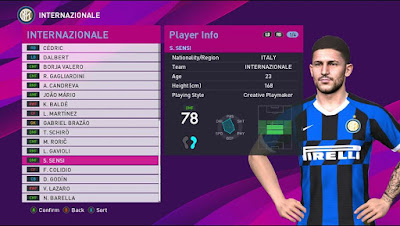 PES 2017 Option File for Tauvic99 Patch Season 2019/2020