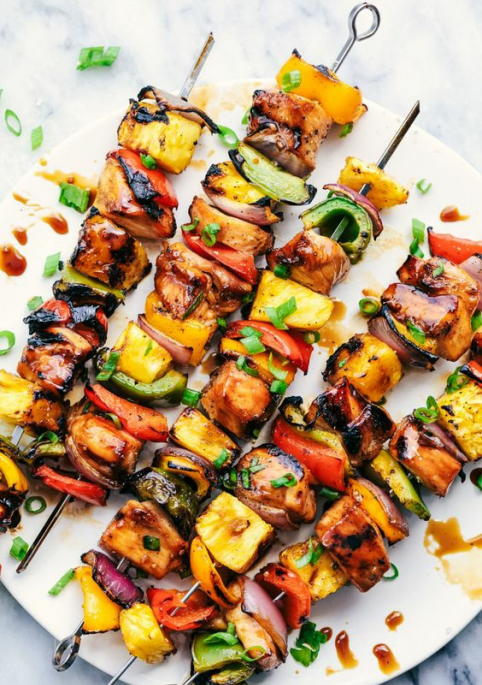 Recipe Grilled Teriyaki Chicken Kabobs