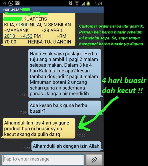 Ubat buasir mujarab -- 57 Testimoni