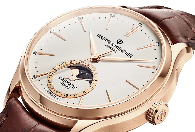 Baume et Mercier Clifton Baumatic Date and Moon Phase 10736