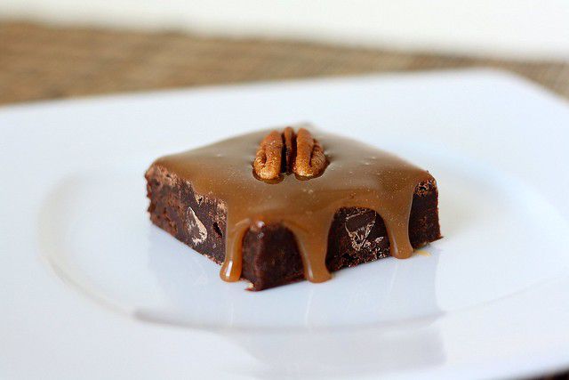 Ooey Gooey Turtle Brownies