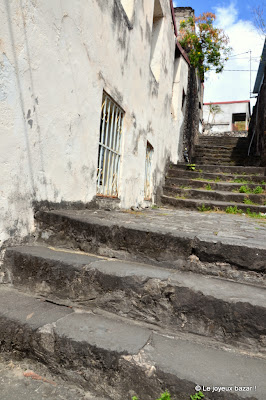 Martinique - Saint Pierre - escalier