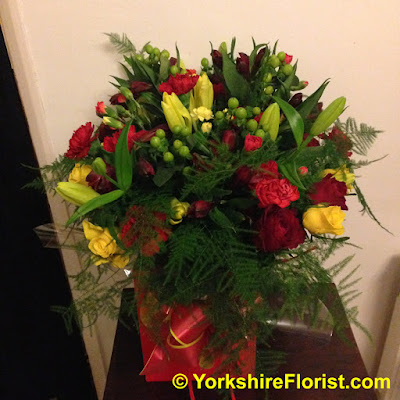  Beautiful gift wrapped hand tied bouquet